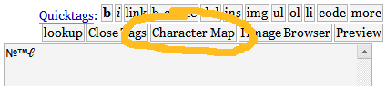 Character Map